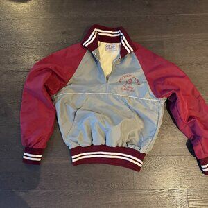 VINTAGE NYLON HALF ZIP RICHMOND HIGH COLTS LOCAL SPORTS SIZE XS/S
